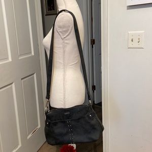 Rosette women’s shoulder purse